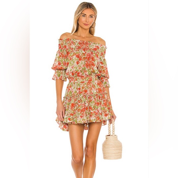 Misa off the shoulder floral dress - Picture 5 of 5